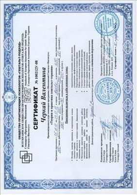 Сертифікат 3 Валентина Че...