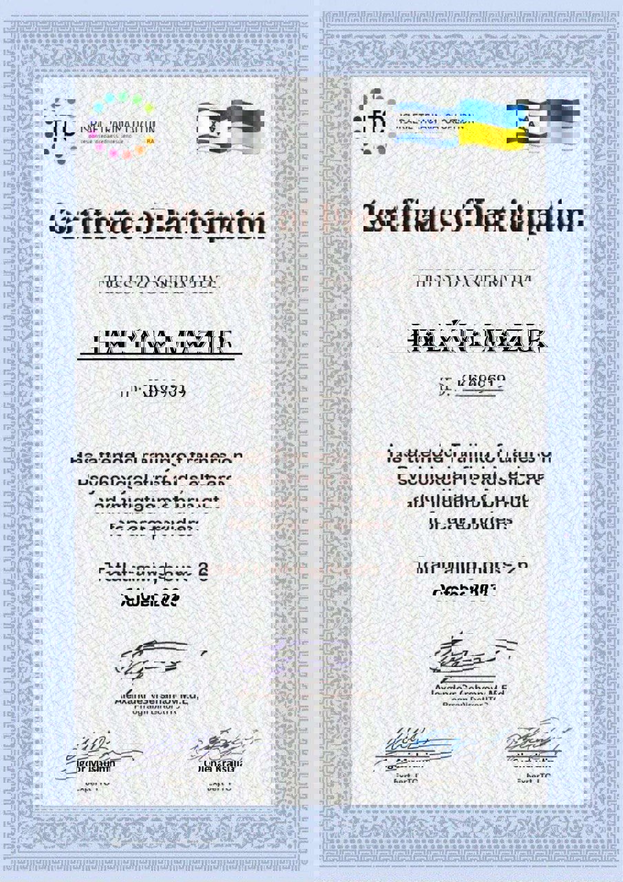 Сертифікат 2 Галина  Ма...