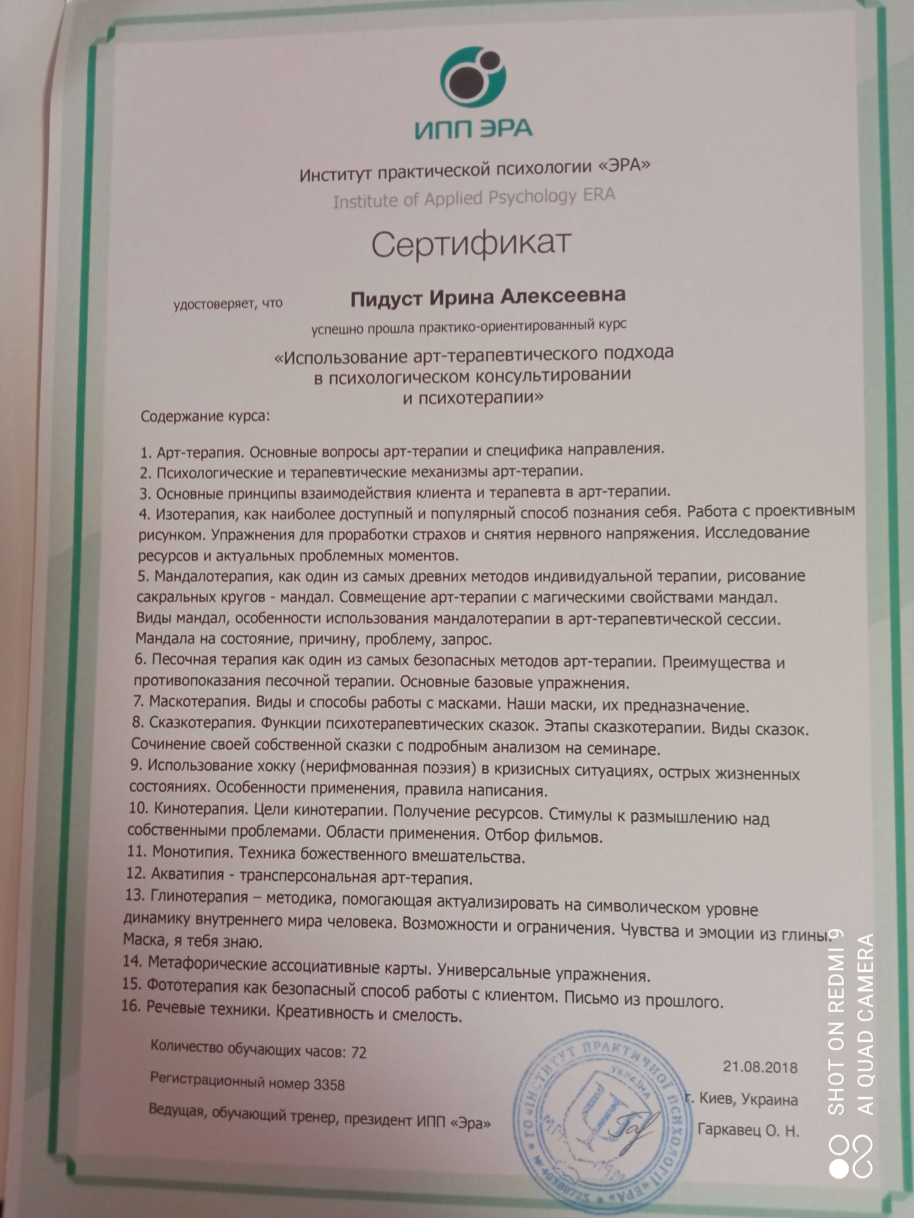 Сертификат 3 Ирина Пі...