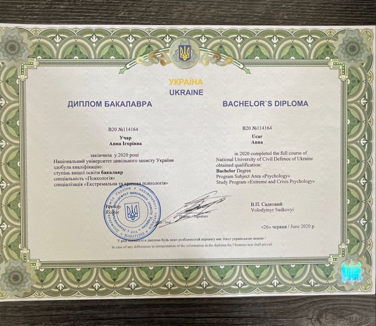 Сертификат 1 Анна Уч...