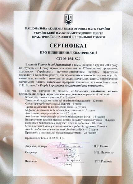 Сертифікат 3 Iрина Би...