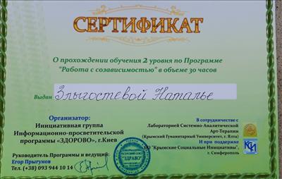 Сертифікат 4 Наталі Зл...