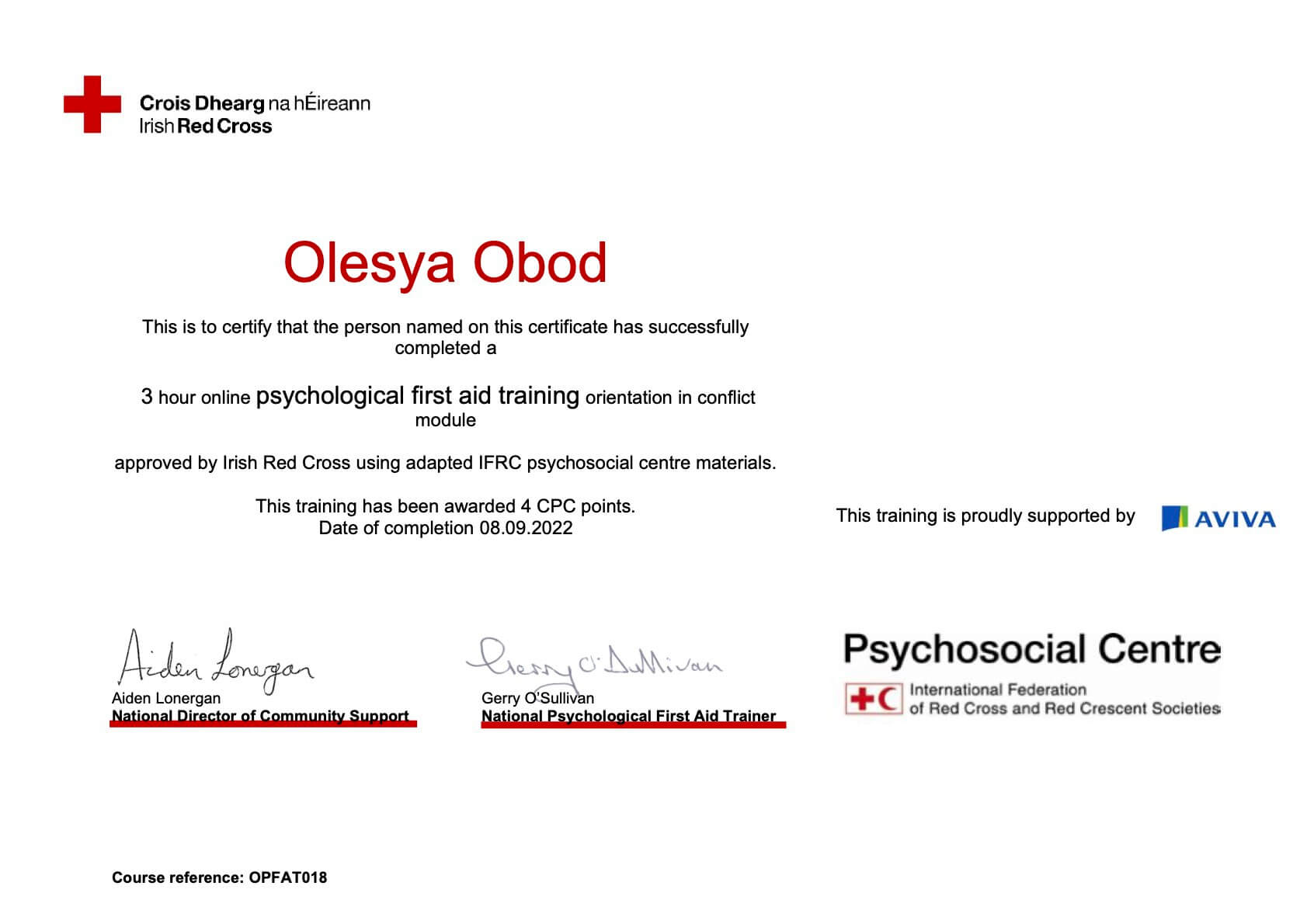 Сертифікат 3 Олеся Об...