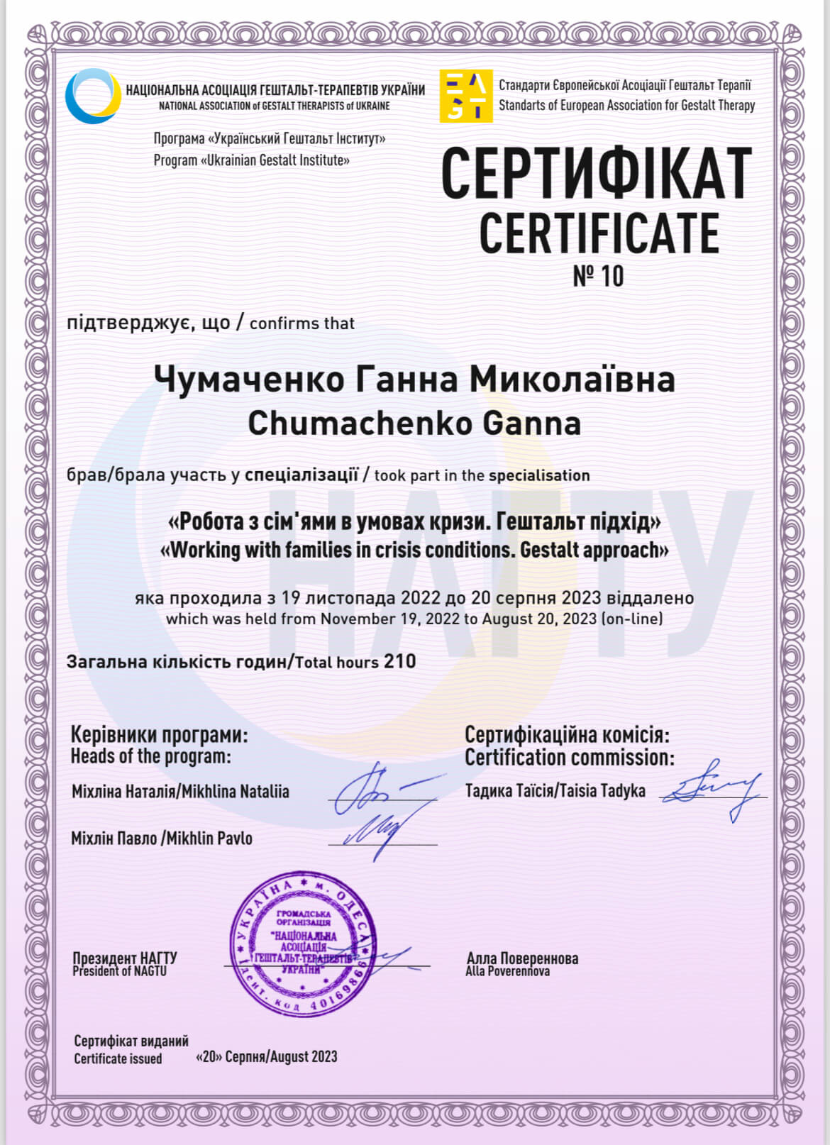 Сертификат 2 Анна Чу...