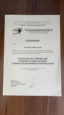 Сертифікат 3 Олена Че...