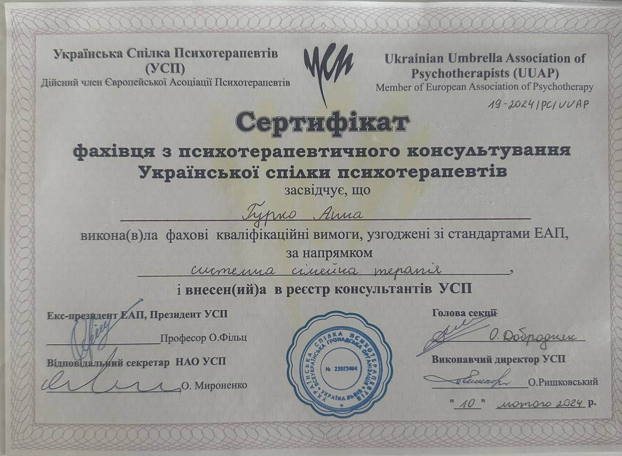 Сертифікат 4 Ганна Гу...