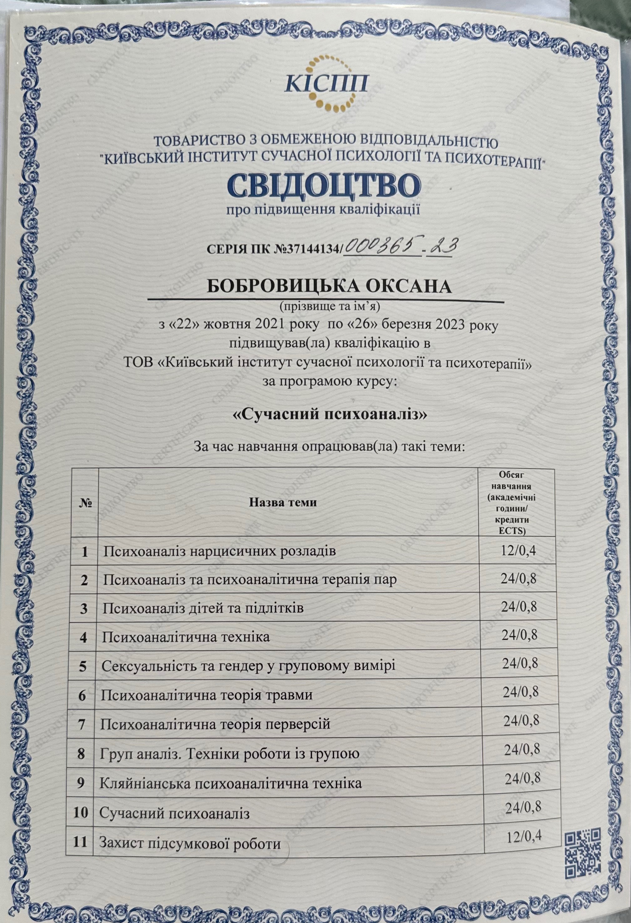 Сертифікат 3 Оксана Бо...