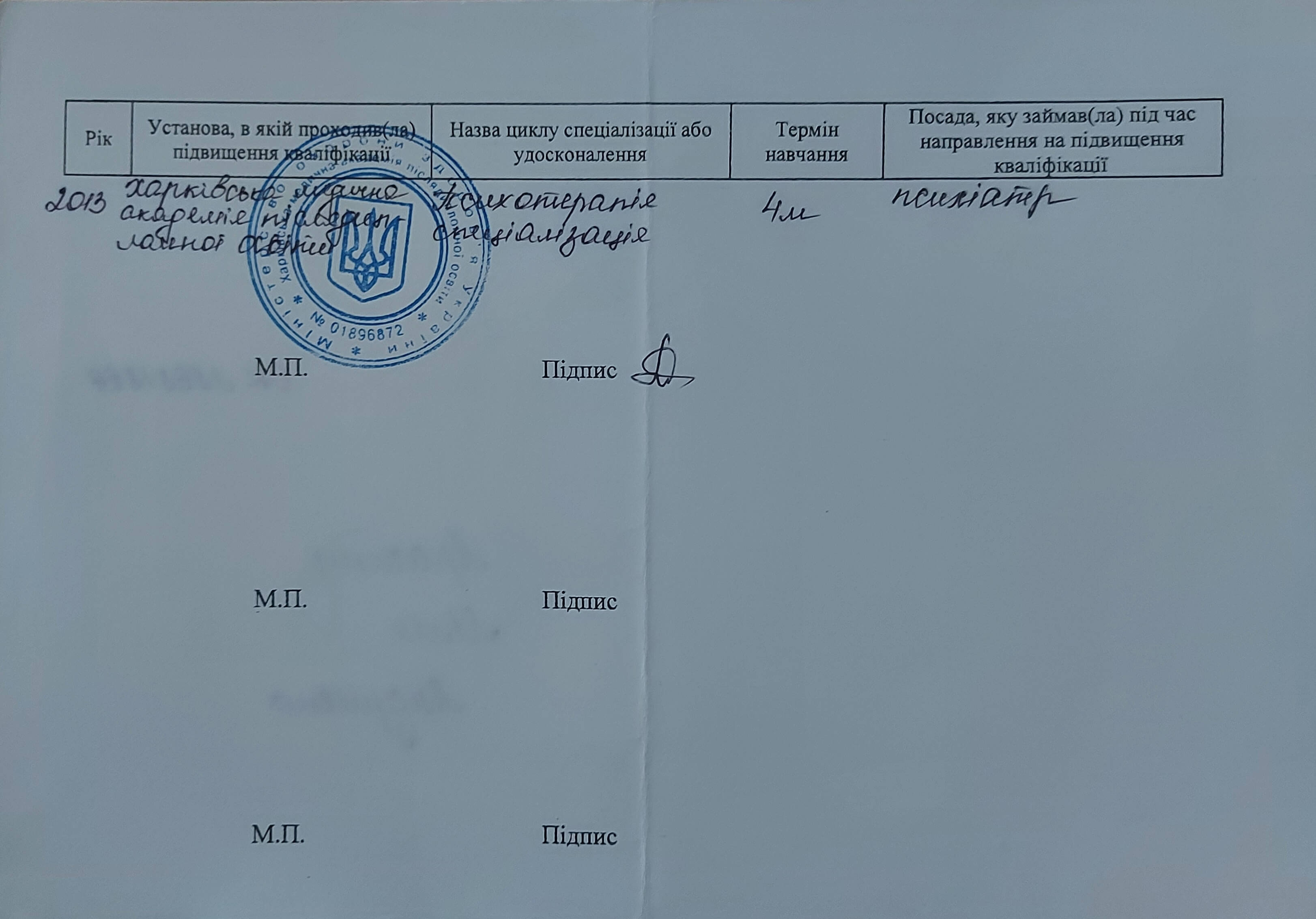 Сертифікат 2 Лілія Ар...