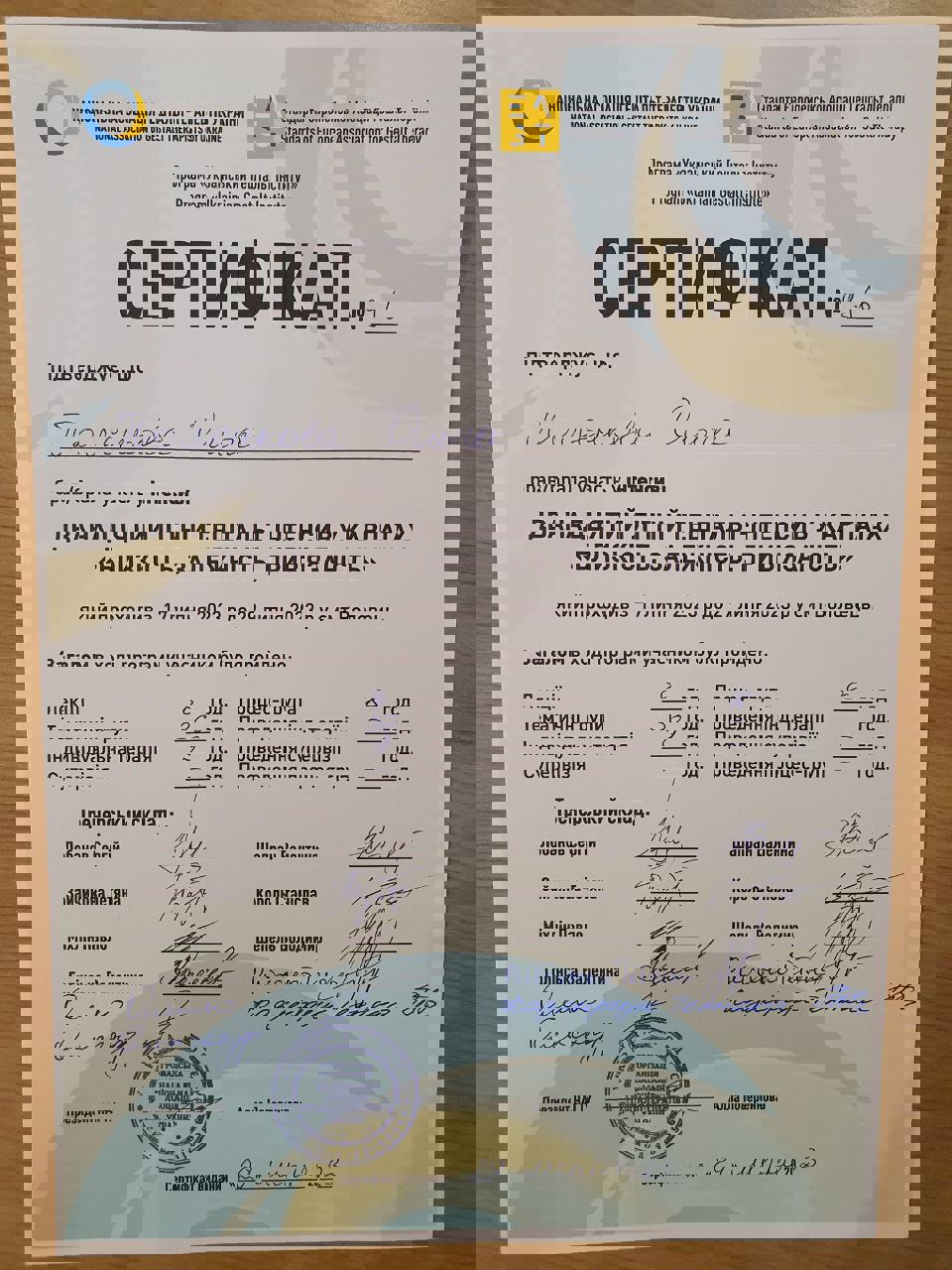 Сертификат 5 Ольга По...