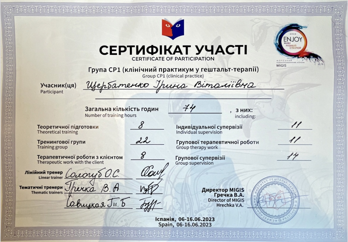 Сертификат 4 Ирина Ще...