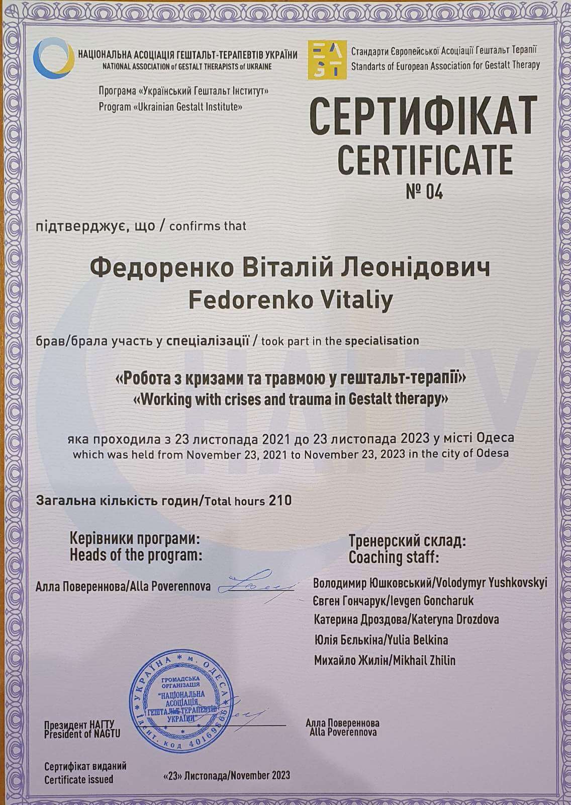 Сертифікат 2 Віталій Фе...