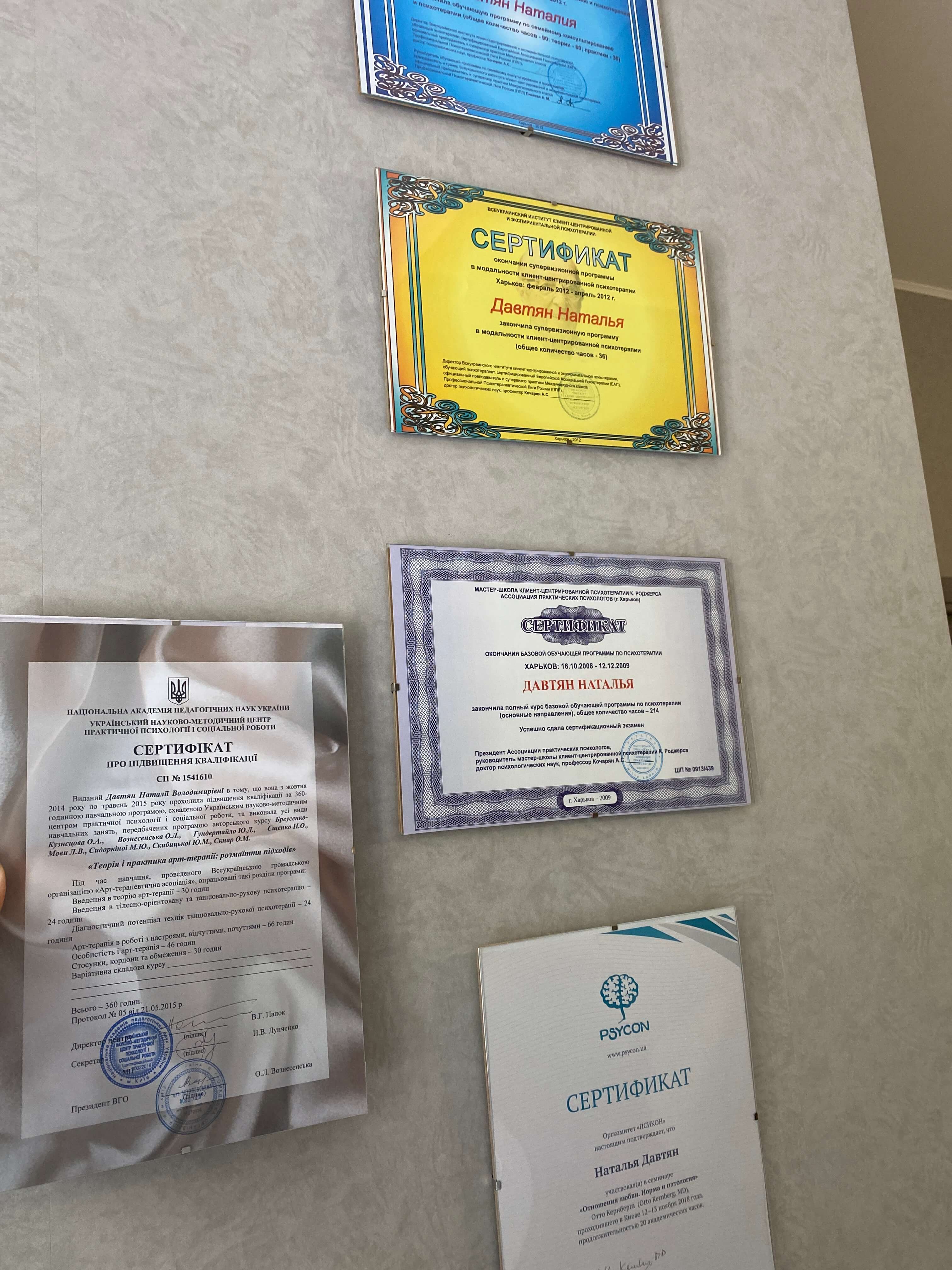 Сертификат 1 Наталья Да...