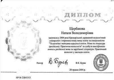 Сертифікат 1 Щербакова На...