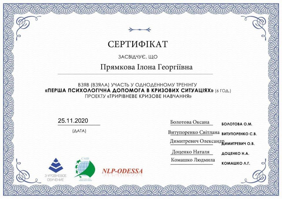 Сертификат 2 Илона Пр...