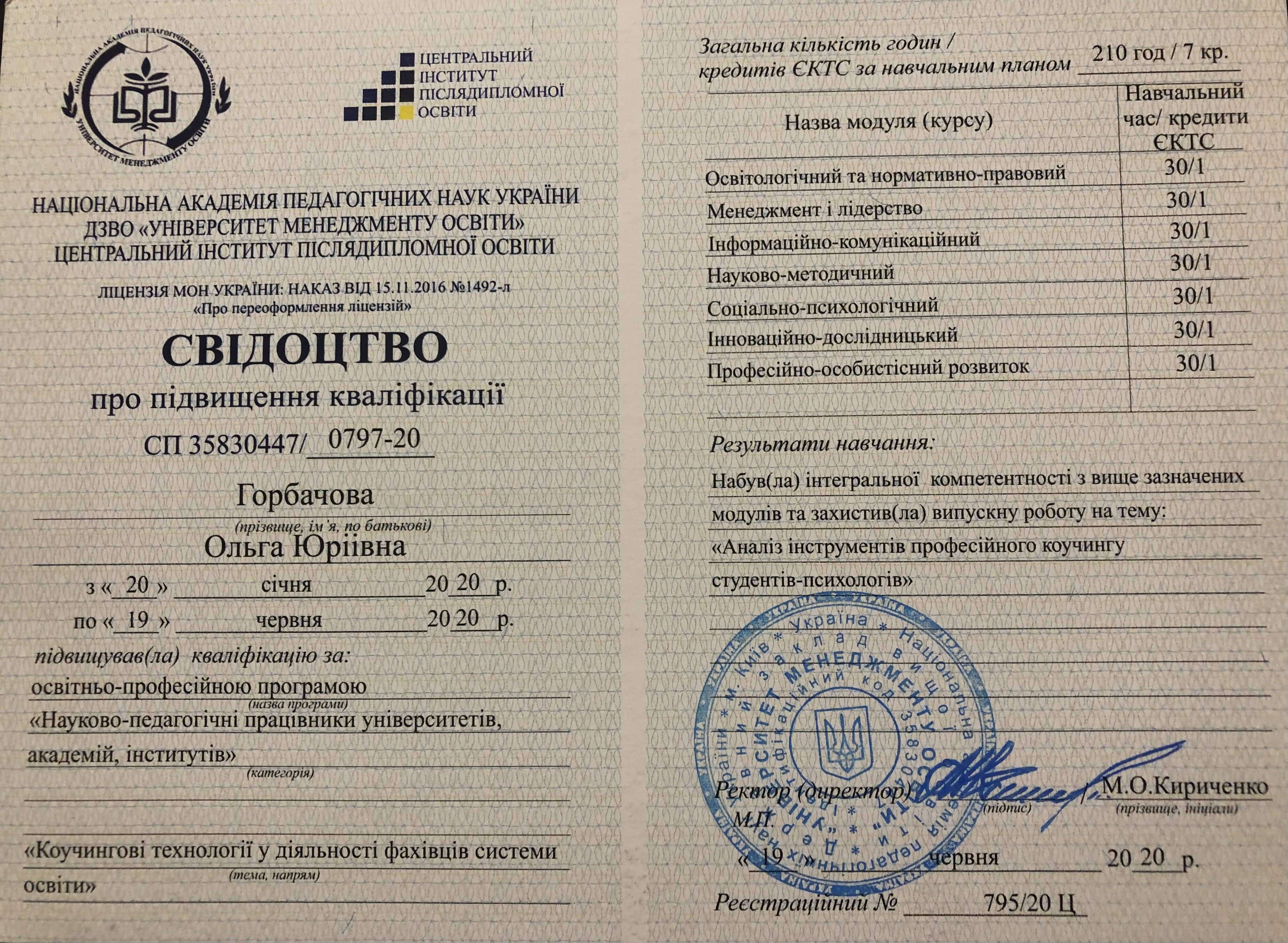 Сертифікат 2 Ольга Го...