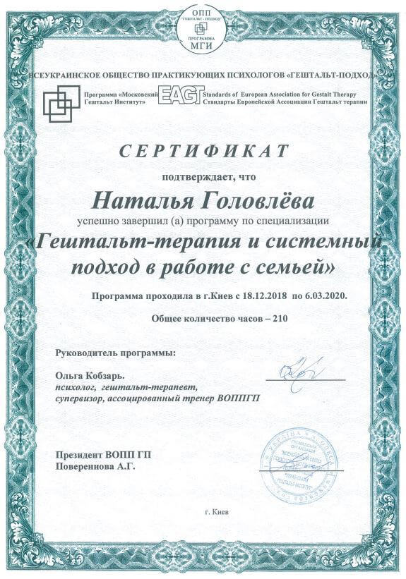 Сертификат 2 Наталья Го...