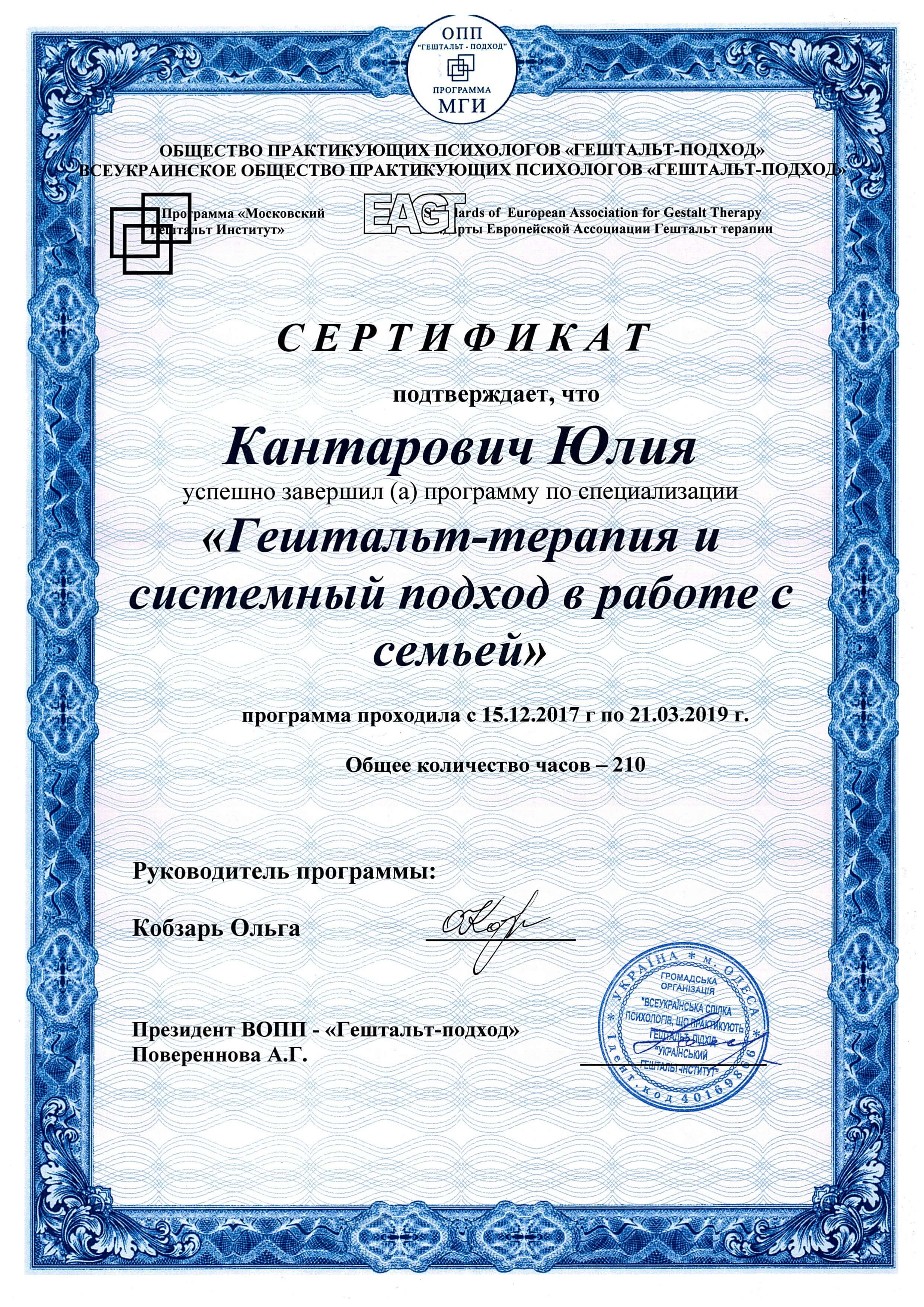 Сертифікат 5 Юлія Ка...