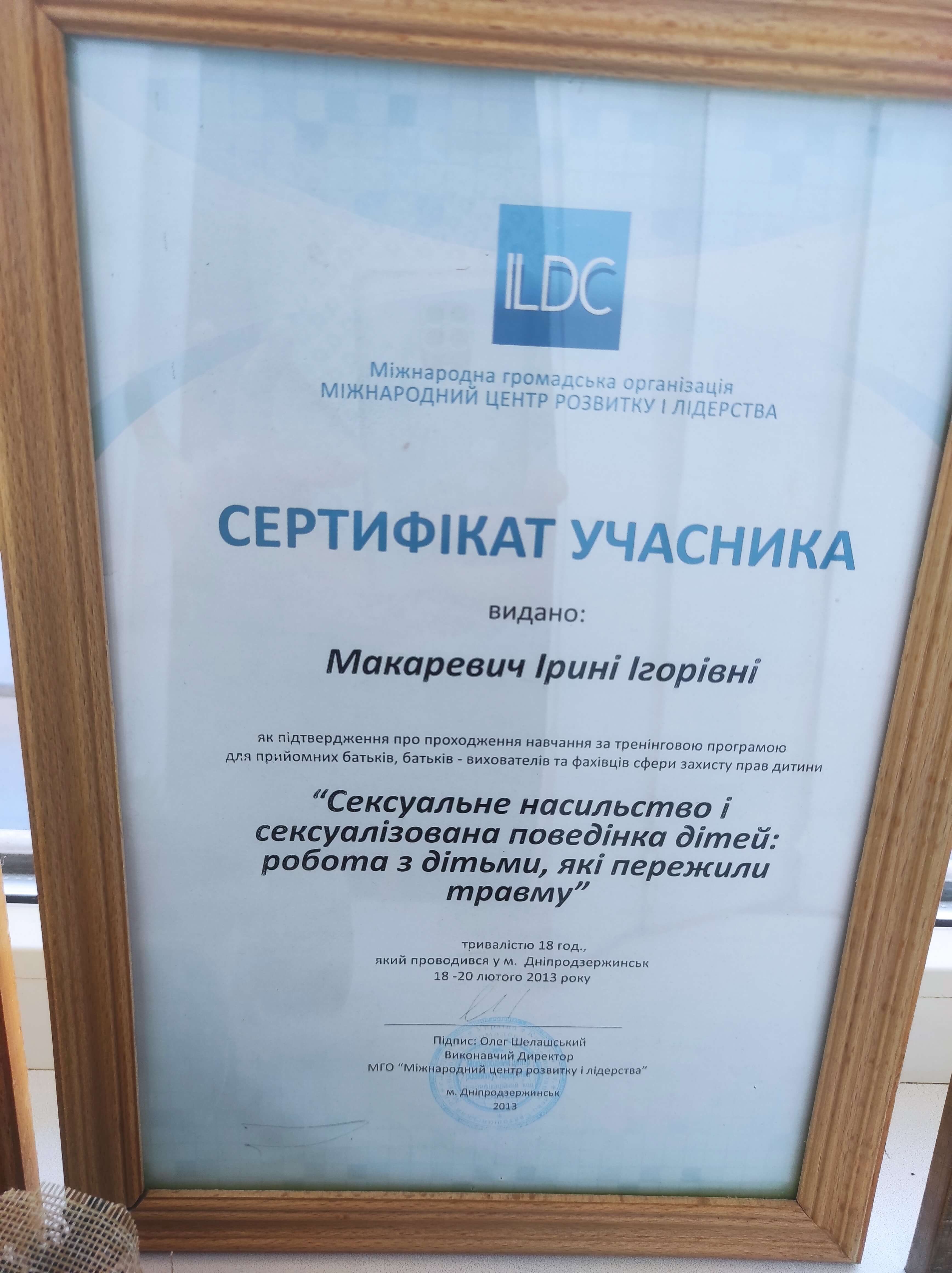 Сертифікат 4 Ірина То...