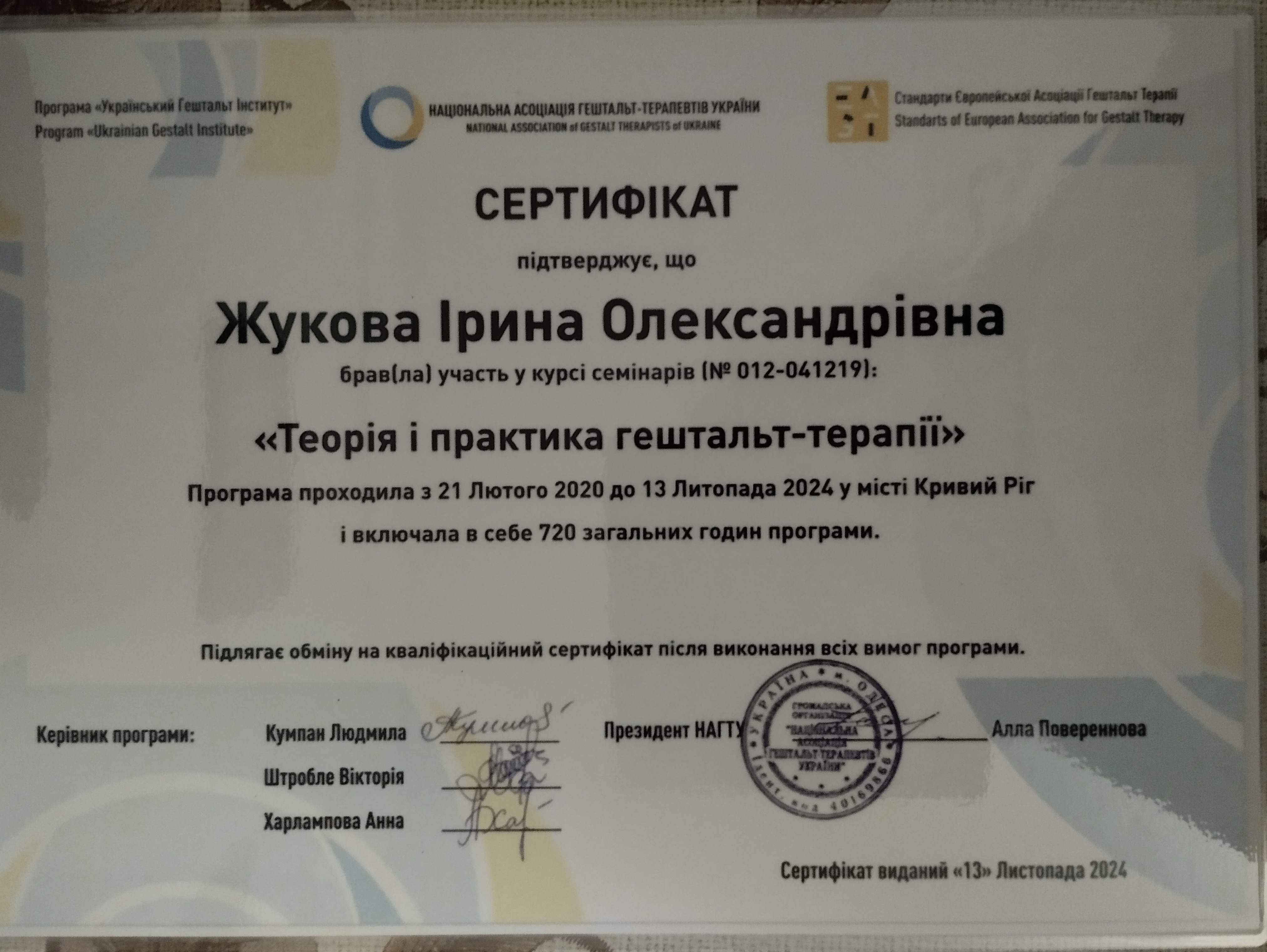 Сертифікат 2 Ірина Жу...