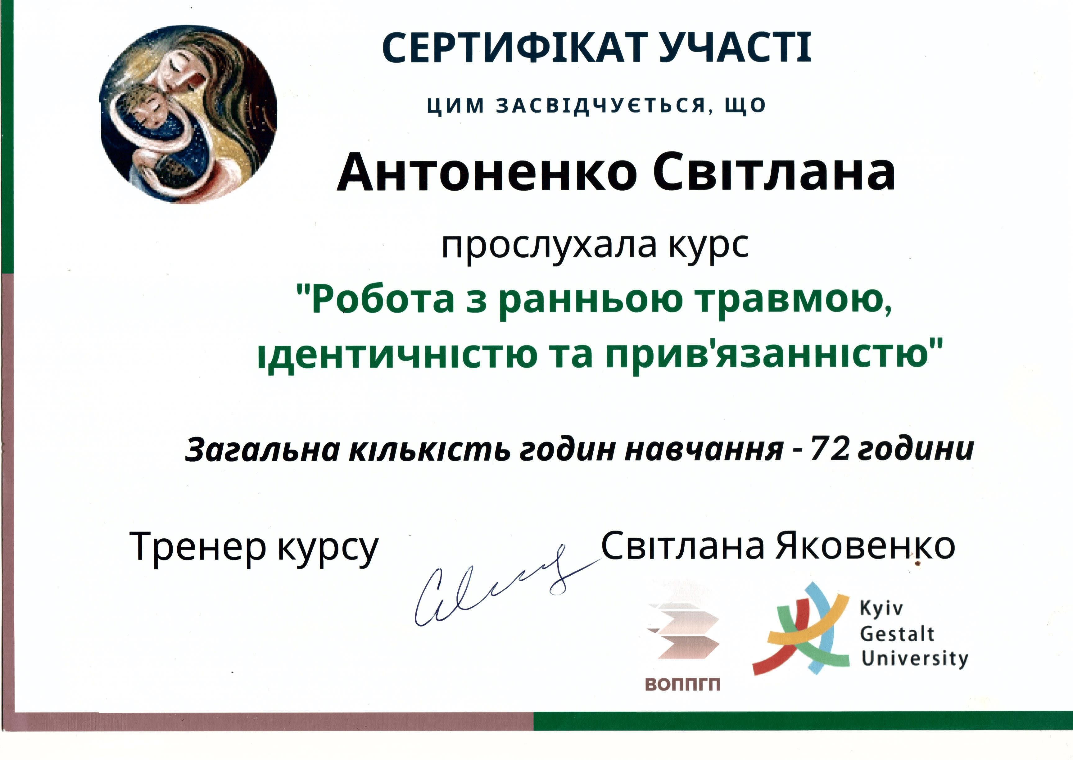 Сертификат 3 Светлана  Ан...