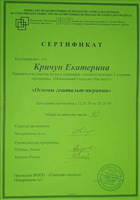 Сертификат 2 Екатерина Кр...