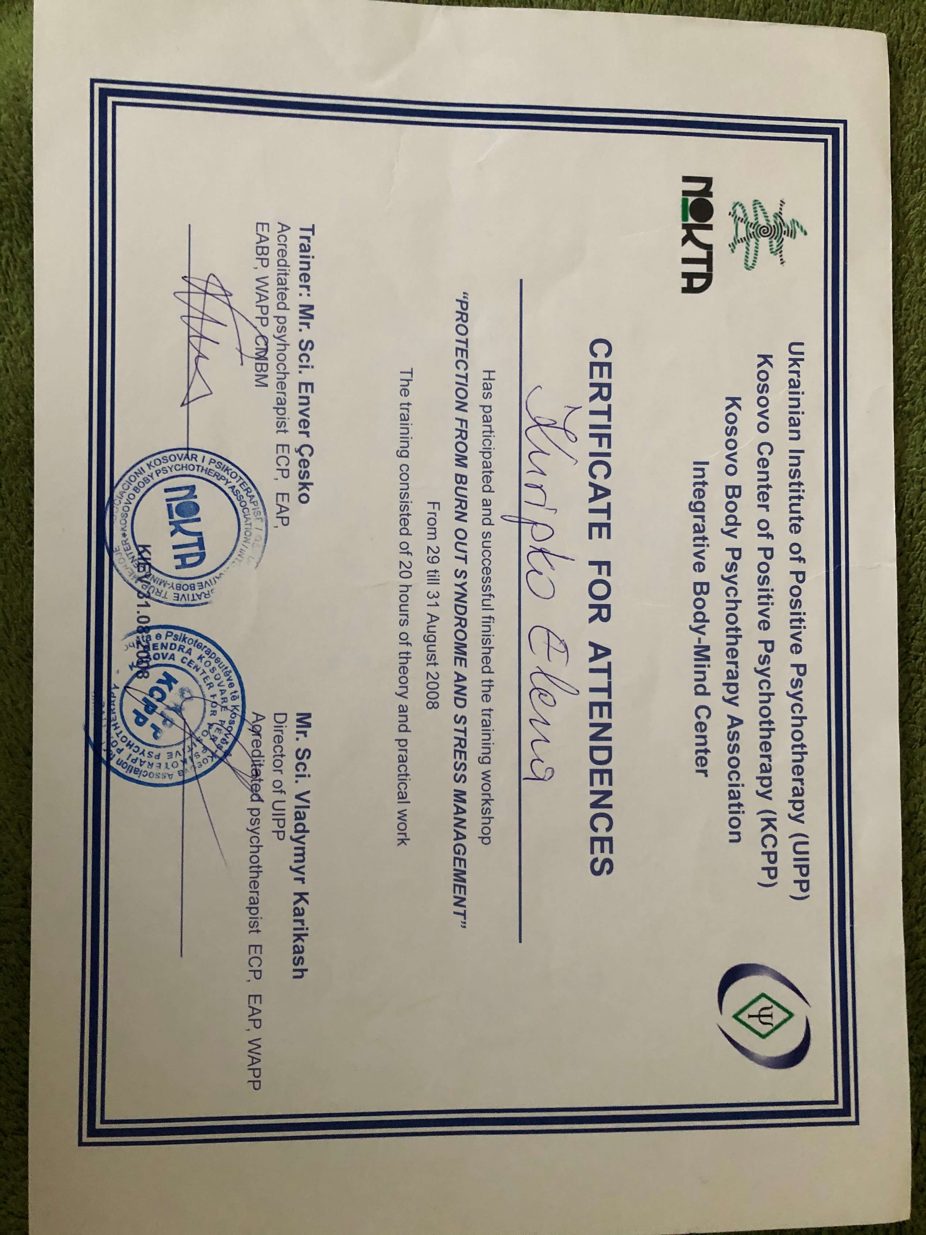 Сертификат 5 Елена Ал...