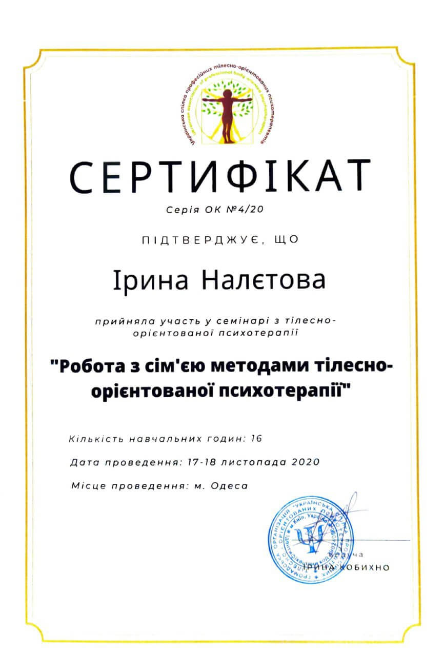 Сертифікат 5 Ірина На...