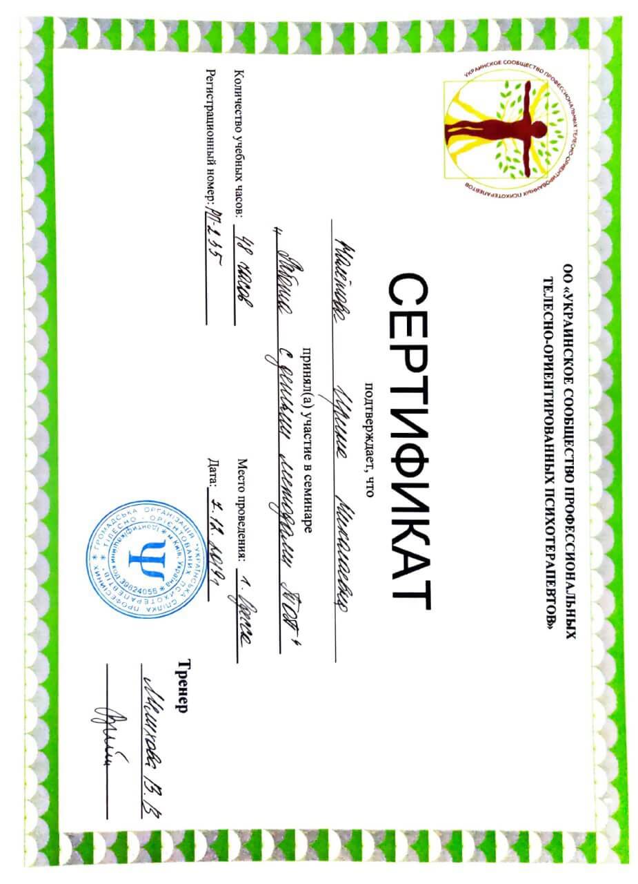 Сертифікат 1 Ірина На...