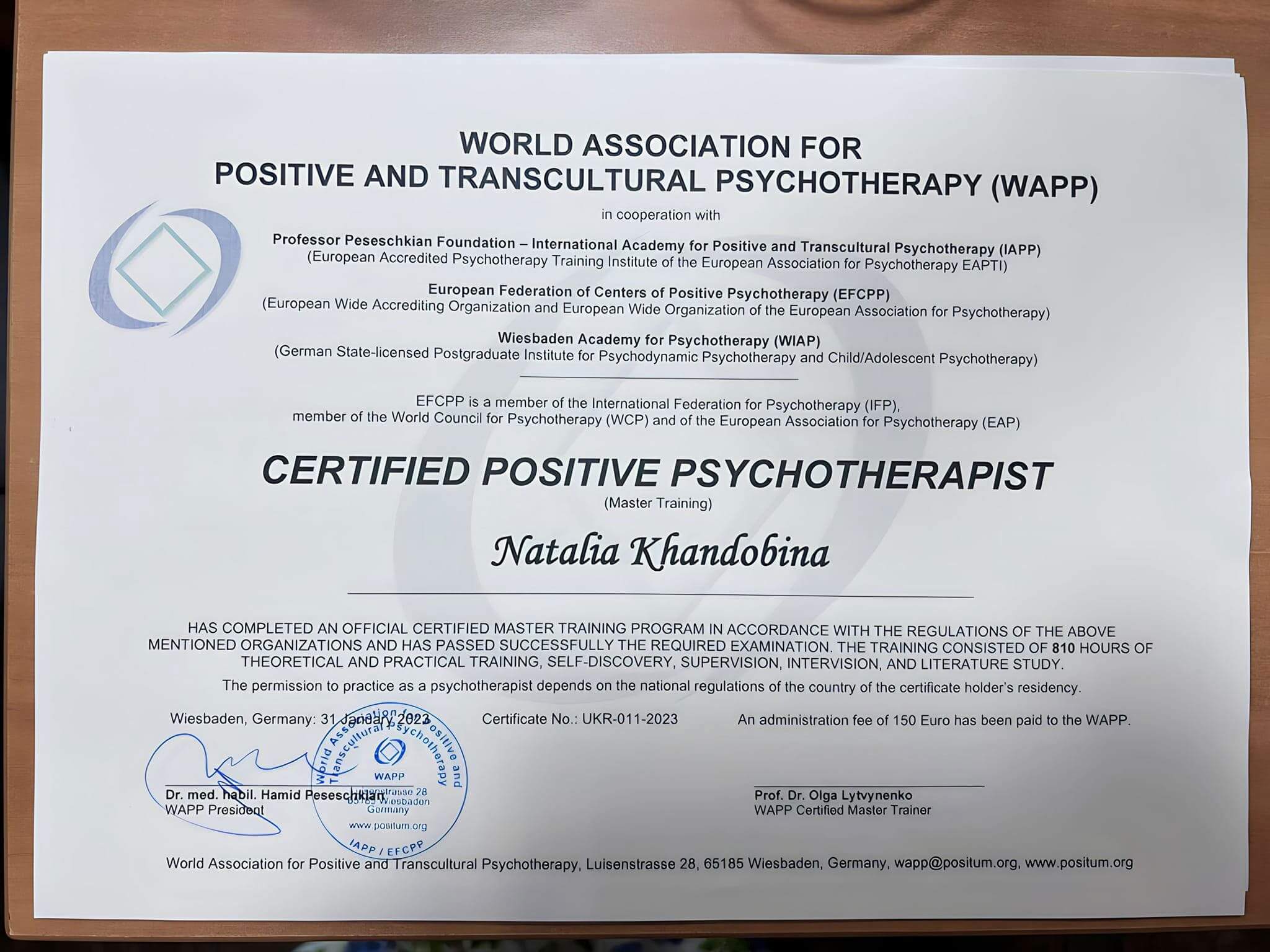 Сертифікат 2 Наталя Ха...