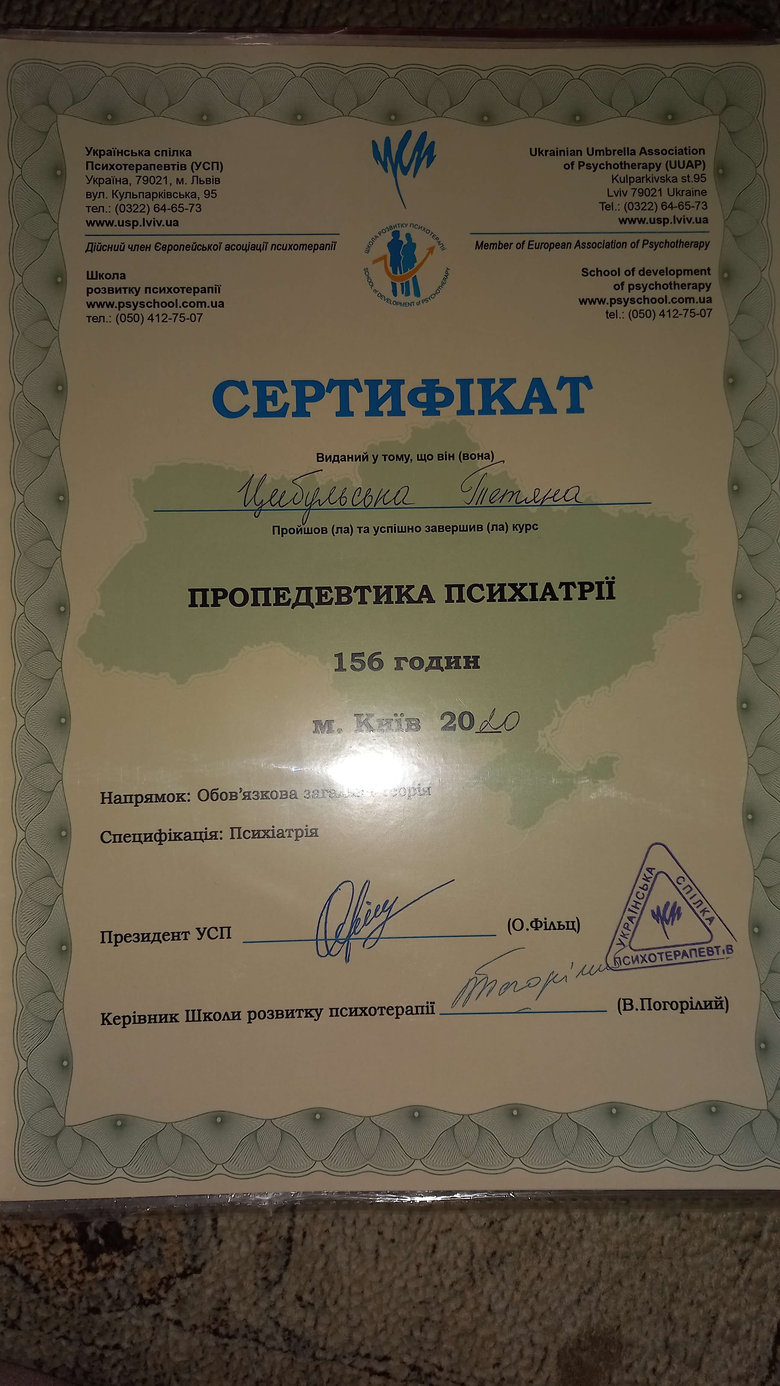 Сертификат 2 Татьяна Ци...