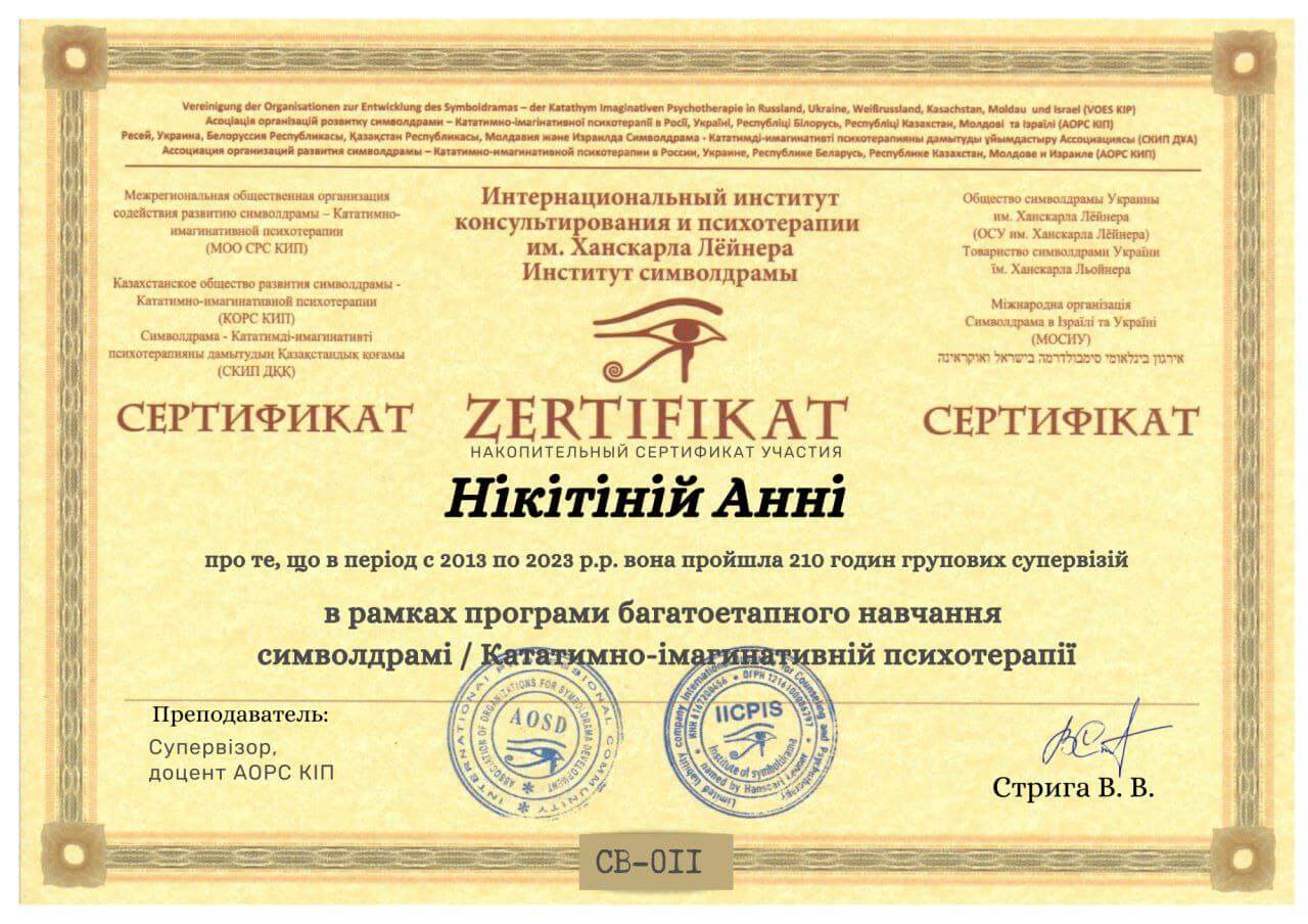 Сертифікат 2 Анна Ні...