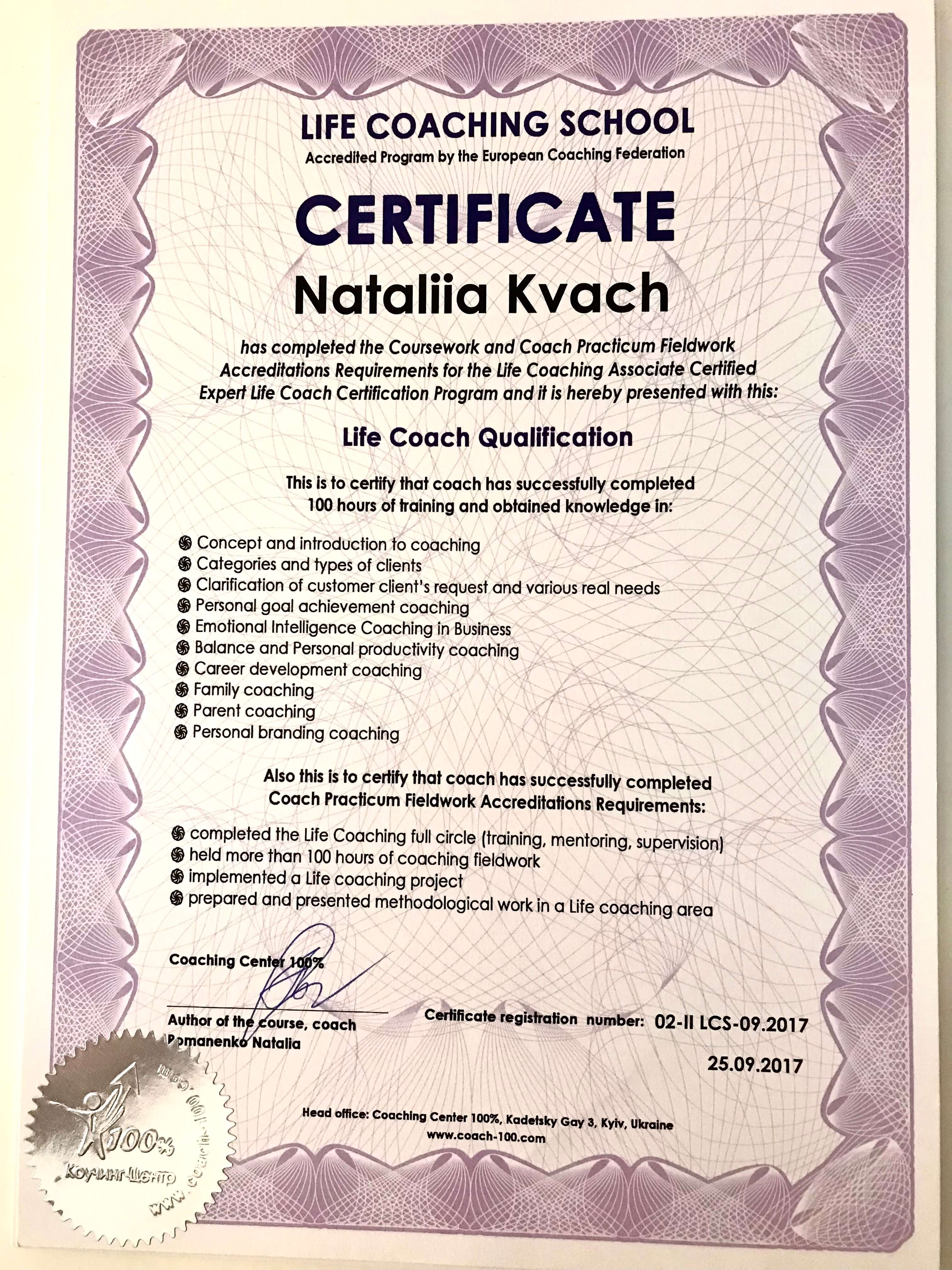 Сертифікат 3 Наталія Кв...