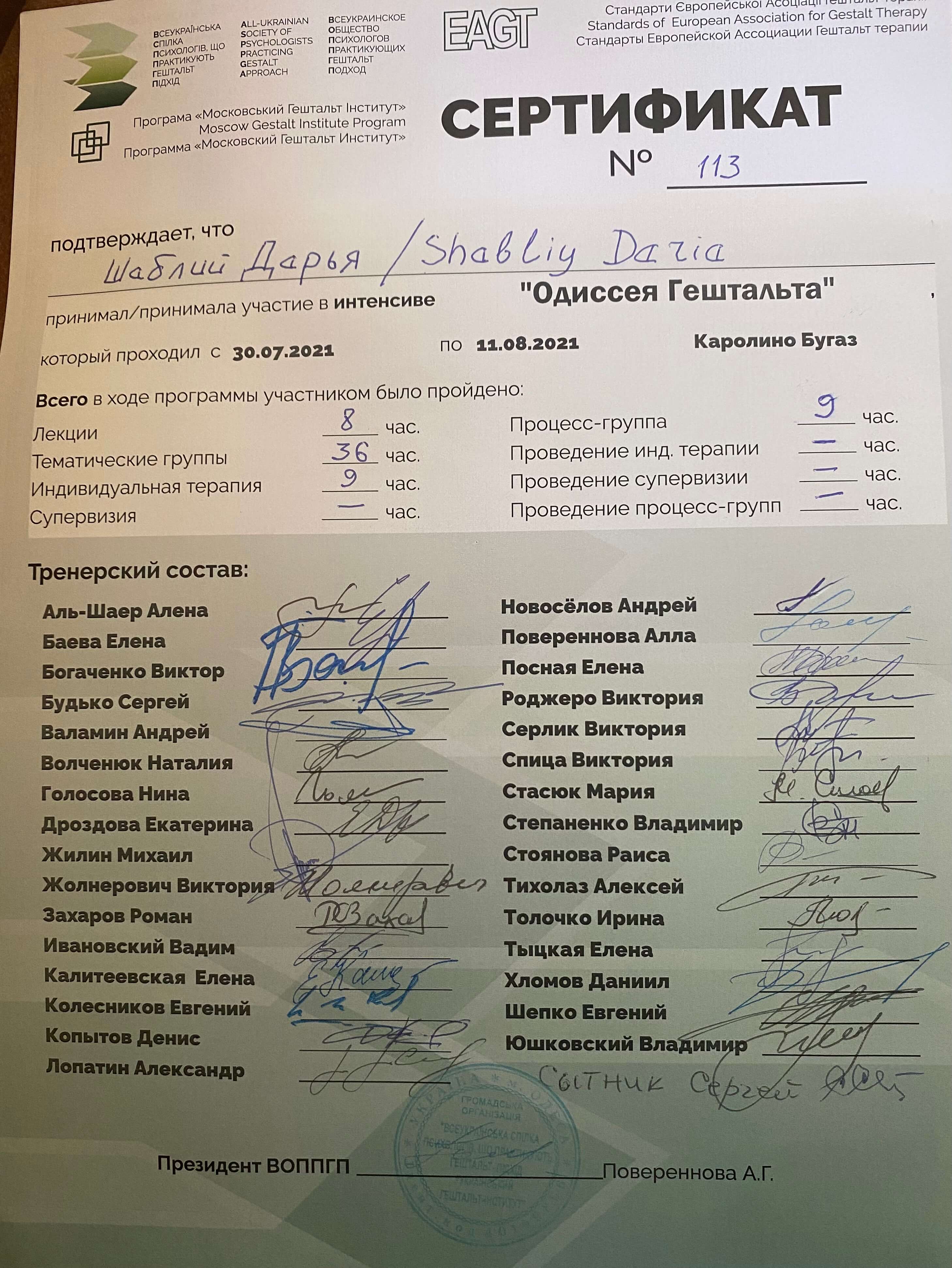 Сертифікат 2 Дар'я Ша...