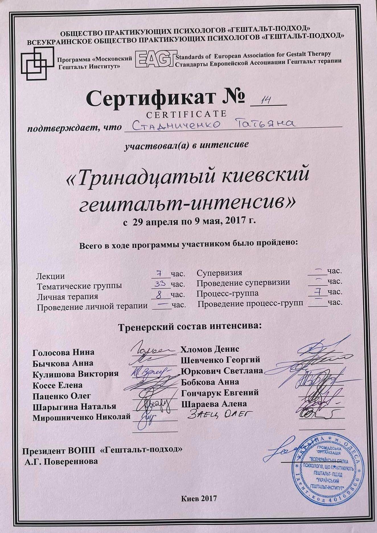 Сертифікат 5 Тетяна Мо...