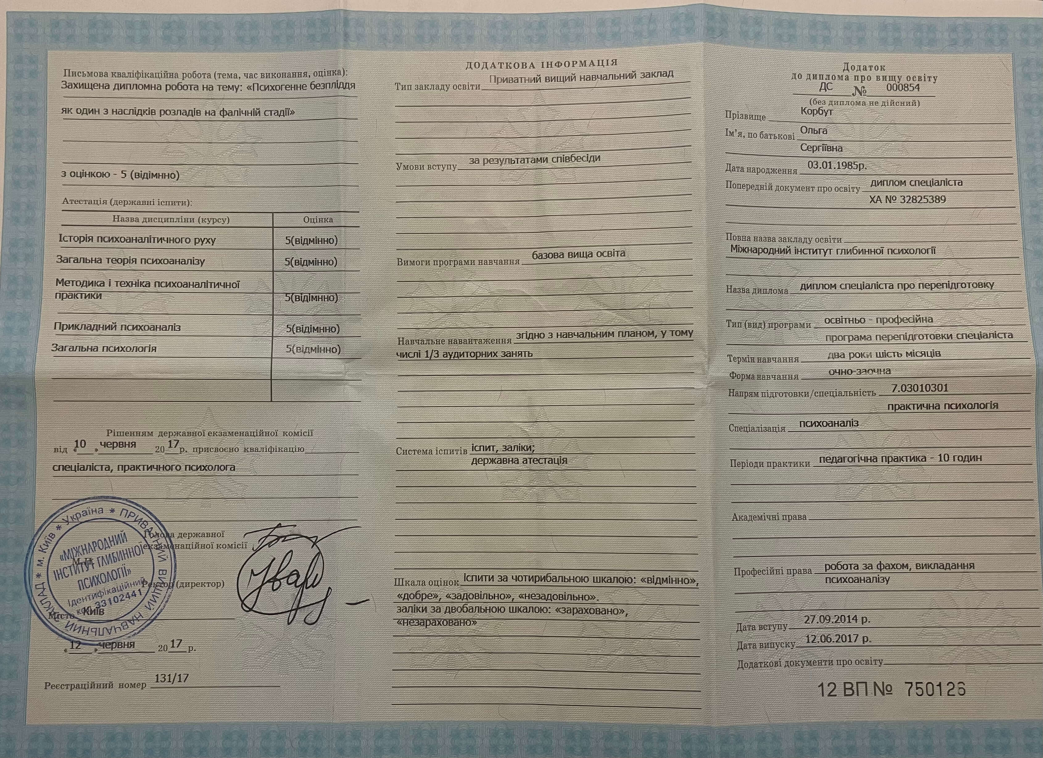 Сертифікат 5 Ольга Ко...