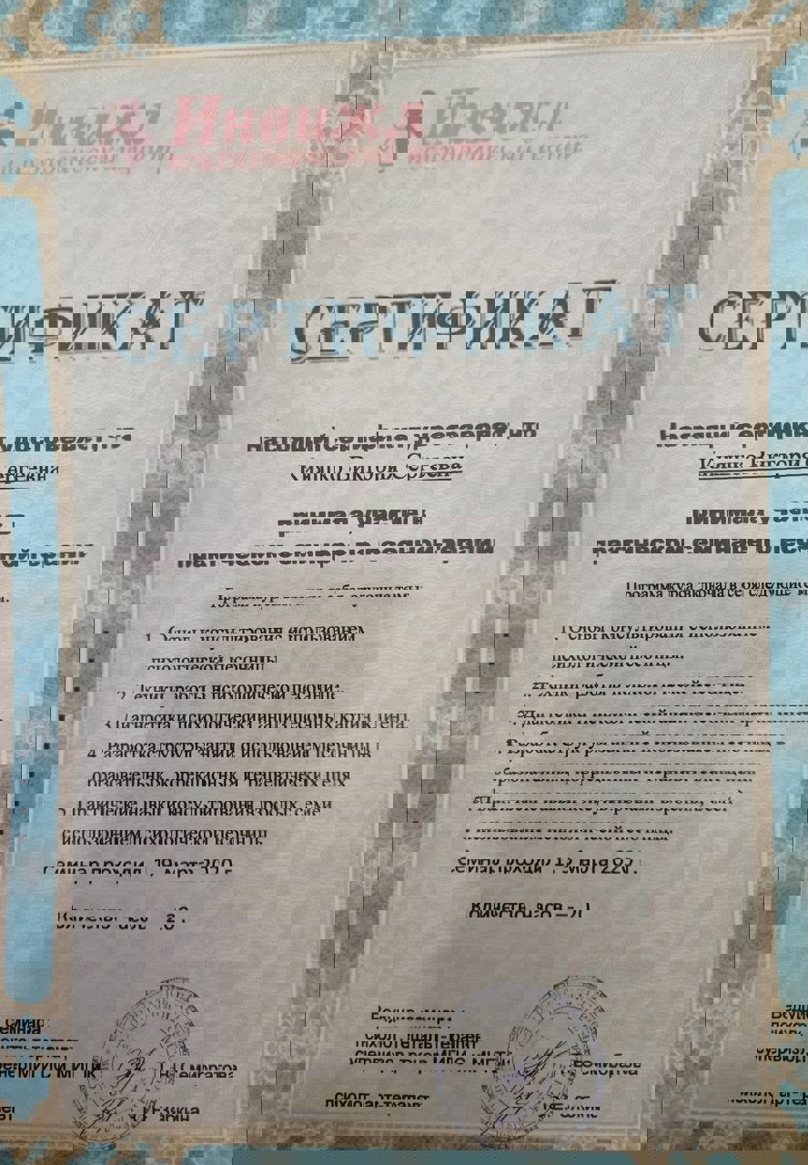 Сертифікат 5 Вікторія Ки...