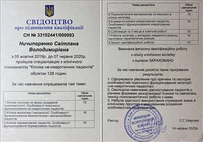 Сертифікат 4 Світлана Ни...