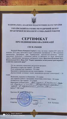 Сертификат 3 Екатерина Игоревна Ко...