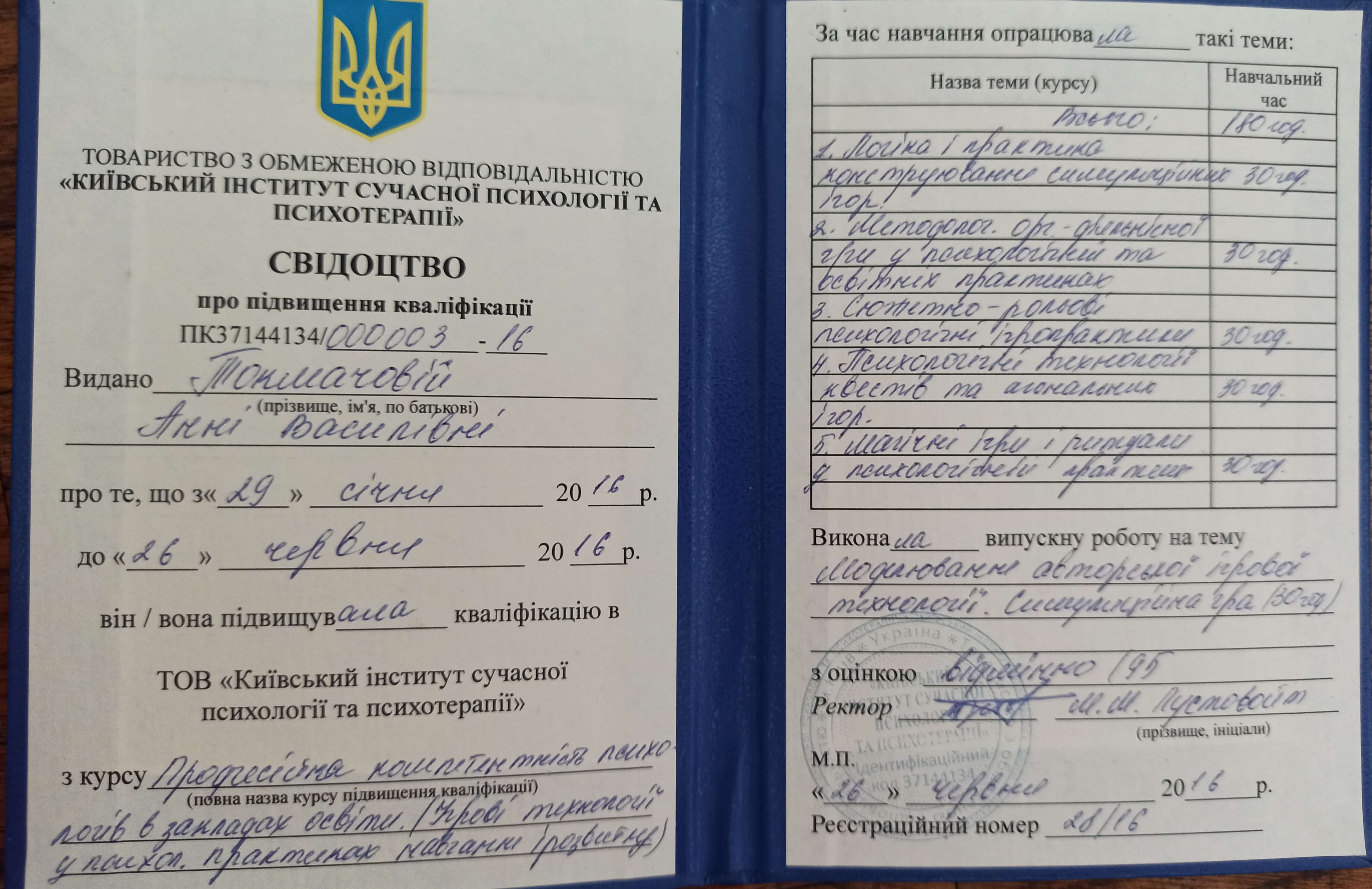 Сертифікат 2 Анна То...