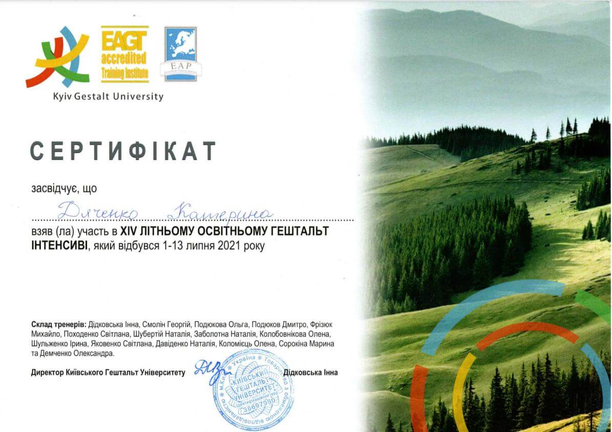 Сертификат 5 Катерина Дь...