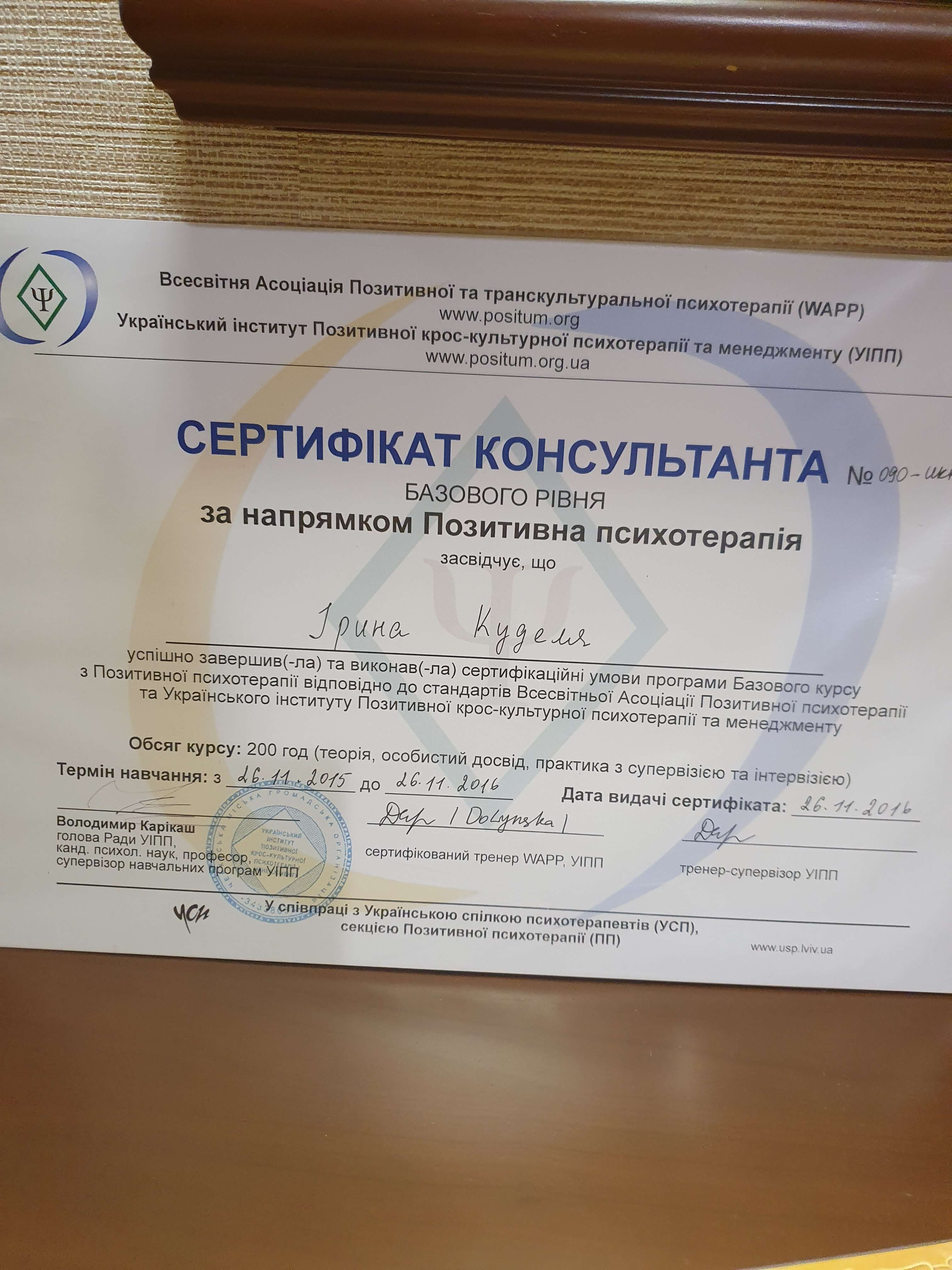 Сертифікат 2 Ірина Ку...