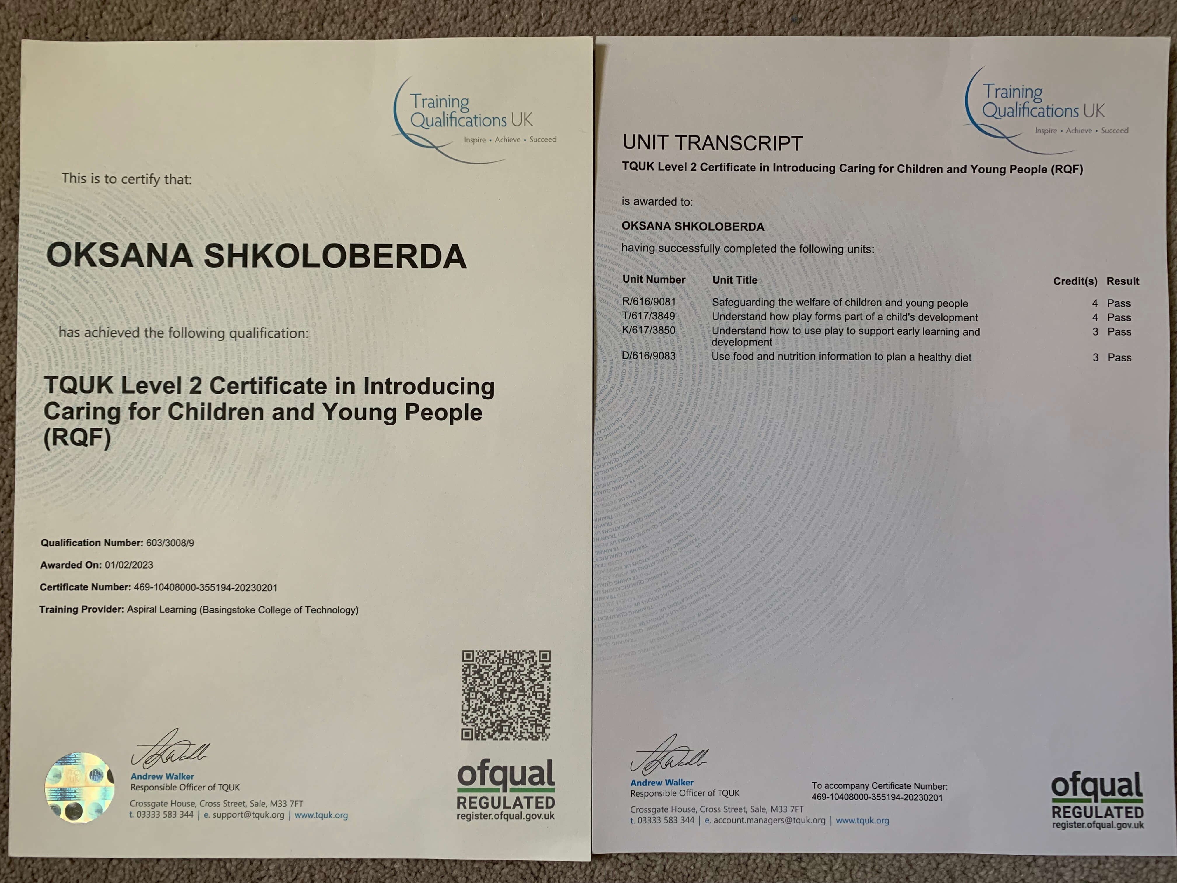 Сертифікат 4 Оксана Шк...