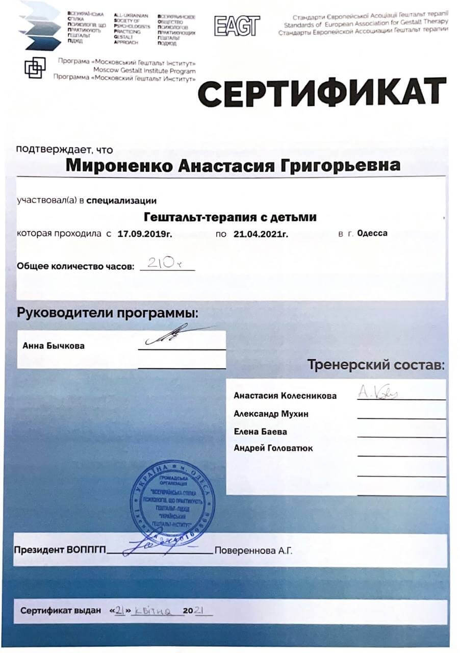 Сертифікат 2 Анастасія Ми...