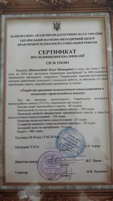 Сертификат 1 Ольга Ше...