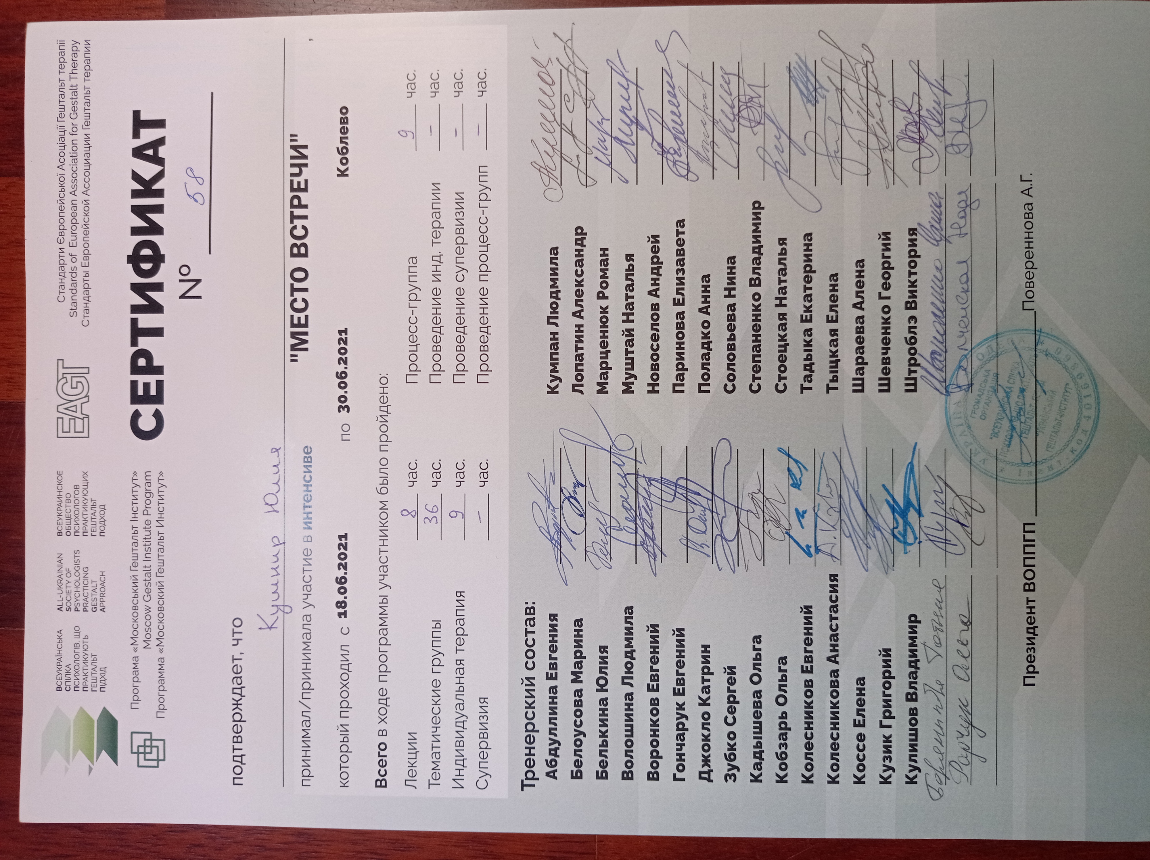 Сертификат 3 Юлия Ку...