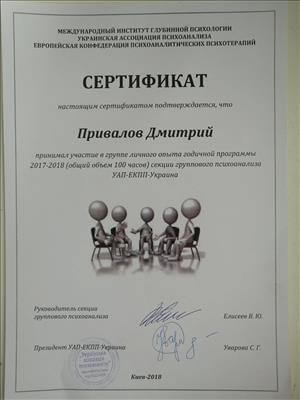 Сертификат 5 Дмитрий  Пр...