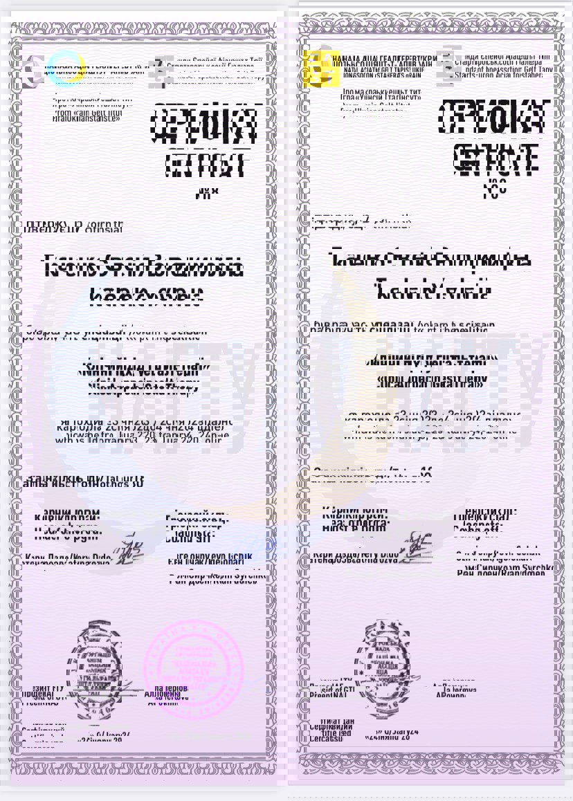 Сертификат 3 Евгения  Тк...