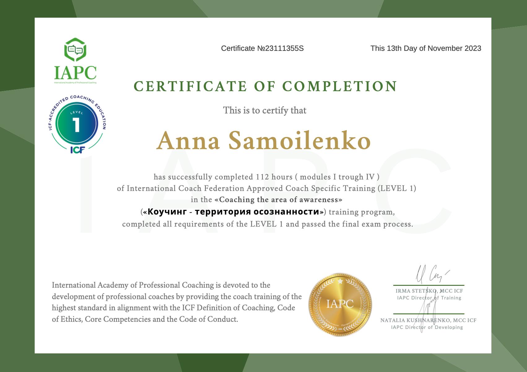 Сертификат 3 Анна Са...