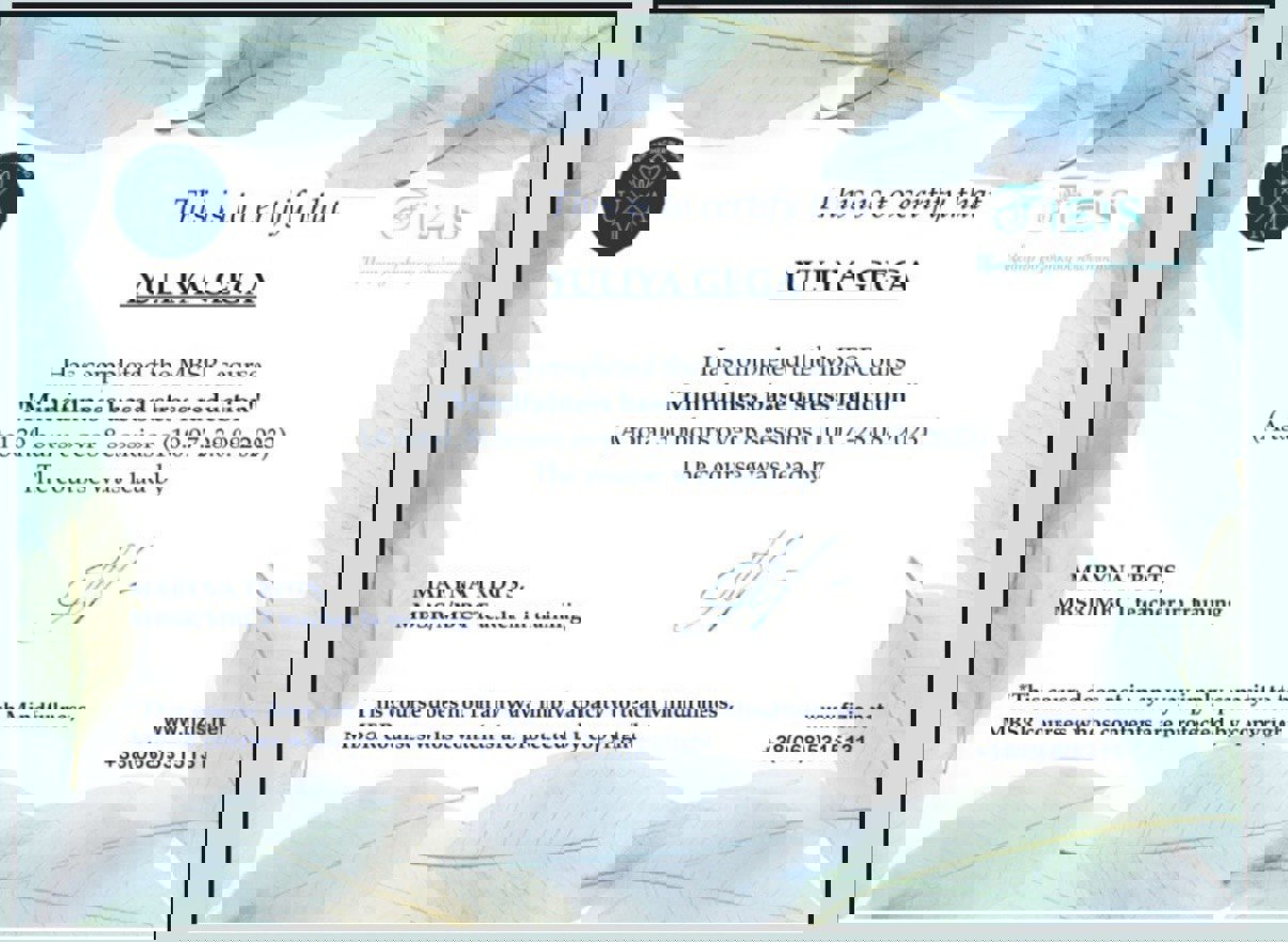 Сертифікат 5 Юлія  Ге...