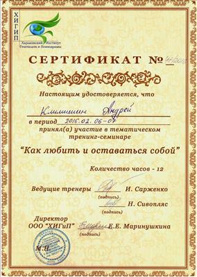 Сертифікат 2 Андрій Кл...